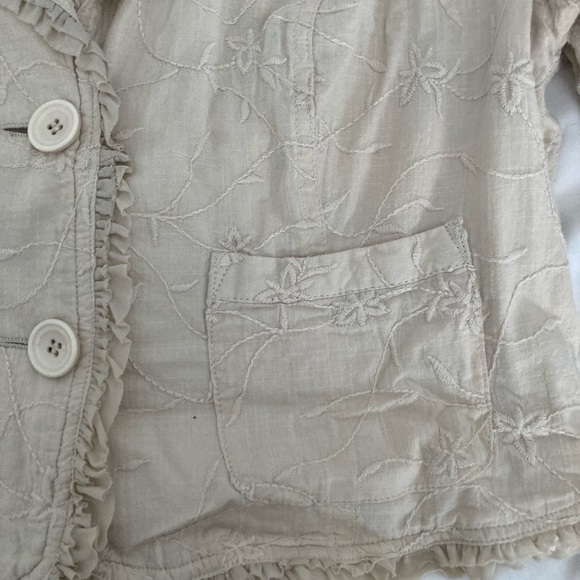 Point zero cream summer jacket size large - Picture 4 of 6